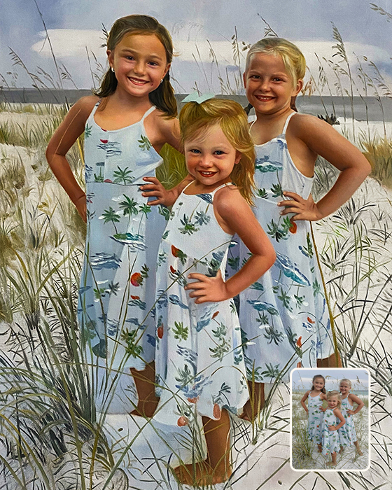 Acrylic Painting From Photo